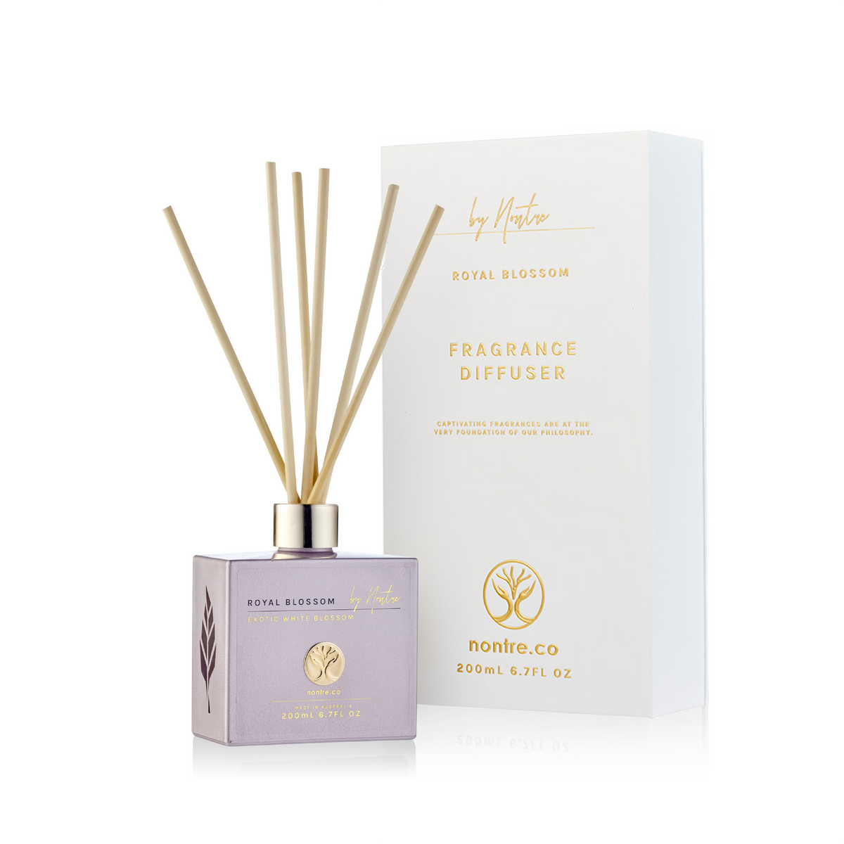 Reed Diffuser 200ML, Exotic White Royal Blossom – nontre.co